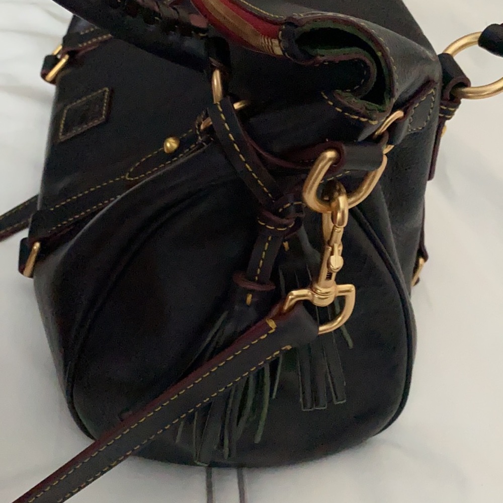 Dooney & Bourke Blue Florentine Large Satchel - Picture 3 of 7